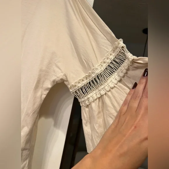 Weekend by Max Mara Elegant Cream Women's Top Large - Picture 7 of 11